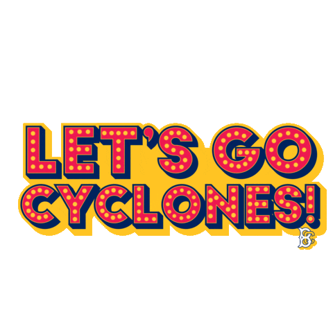 Baseball Lets Go Cyclones Sticker by Brooklyn Cyclones