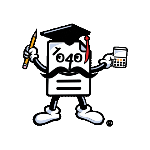 1040 Sticker by Latino Tax Pro