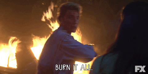 American Horror Story Burn GIF by AHS - Find & Share on GIPHY