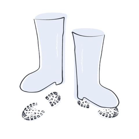 Boots Mess Sticker by kaylagriffindesign