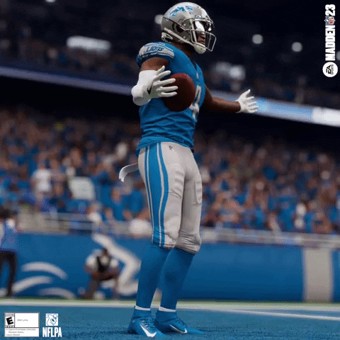 Detroit Lions Football GIF by EA SPORTS MADDEN NFL