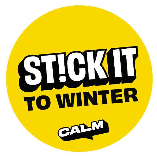 Campaign Against Living Miserably Sticker by CALM