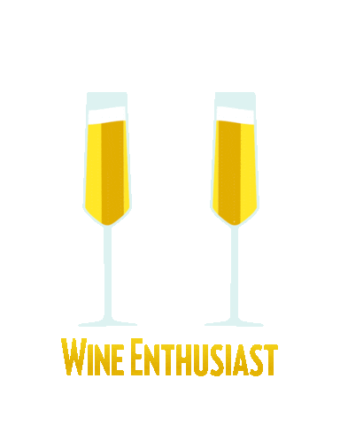Cheers Sticker by Wine Enthusiast magazine