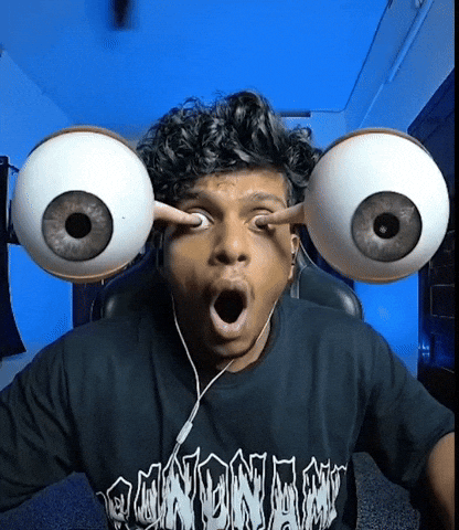 Big Eye Surprise GIF