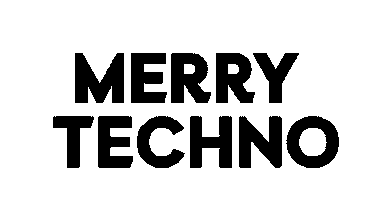 Merry Techno Sticker