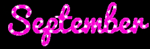  pink hello stars words september GIF