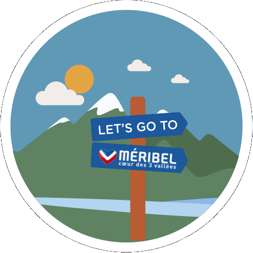 Méribel 3 vallées Sticker