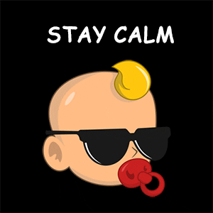 WallStreetBaby calm easy chill out poker face GIF
