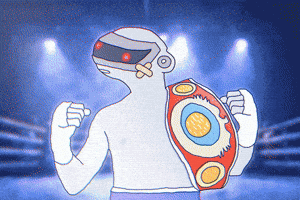 Number One Robot GIF by Paft Drunk