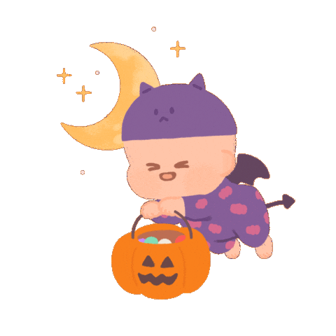 Trick Or Treat Halloween Sticker by eomgogi