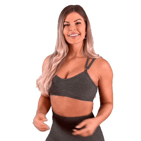 Fitness Blonde Girl Sticker by bierisisters