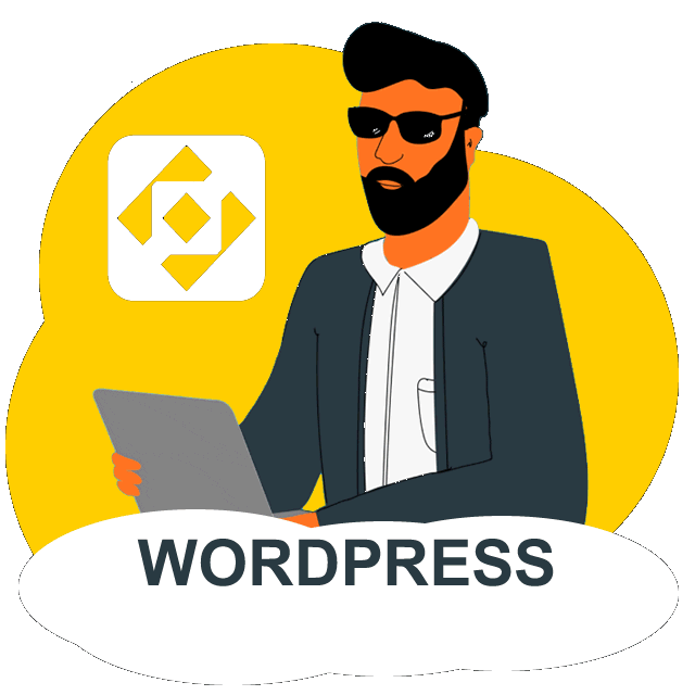 Wordpress Instructor Sticker by WNPower Hosting