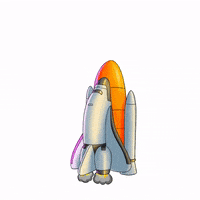 Lift Off Space GIF