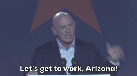 Mark Kelly Lets Get To Work GIF