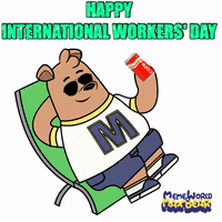 May Day GIF by Meme World of Max Bear