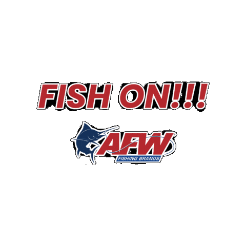 Fish Catch Sticker by AFW Fishing Brands