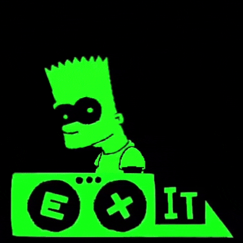 Bart Simpson Dj GIF