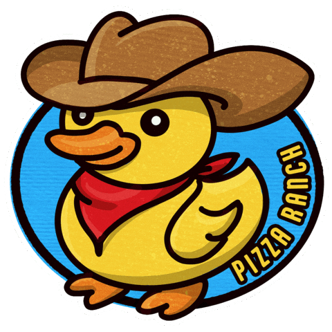 Duck Rubberduck Sticker by Pizza Ranch