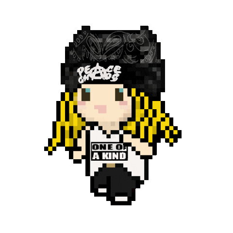 One Of A Kind Pixel Sticker