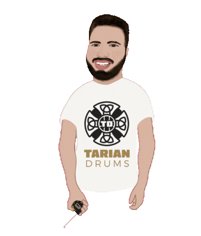 Tarian Drums Sticker