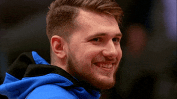 happy luka doncic GIF by NBA