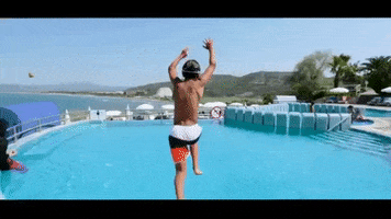 jump pool GIF by sonnenklar.TV