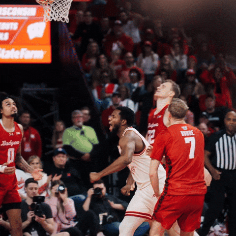 Yell Lets Go GIF by Huskers