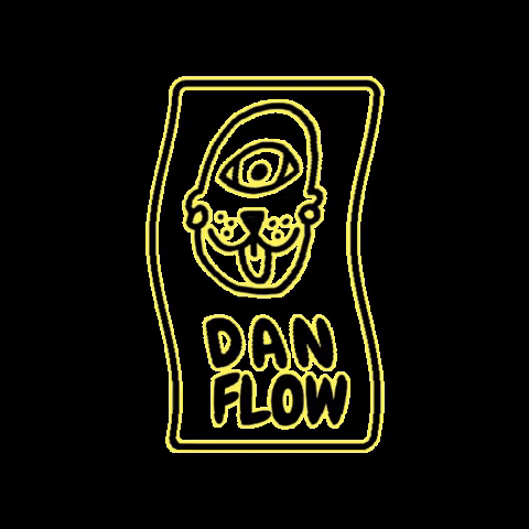 Eye Logo GIF by Dan Flow Art
