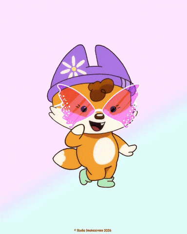 Vibes Cute Fox GIF by Studio Smokescreen