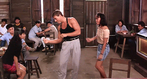 Jean Claude Van Damme Dancing GIF