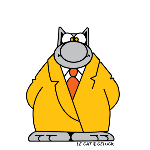 LE CAT © PHILIPPE GELUCK GIF