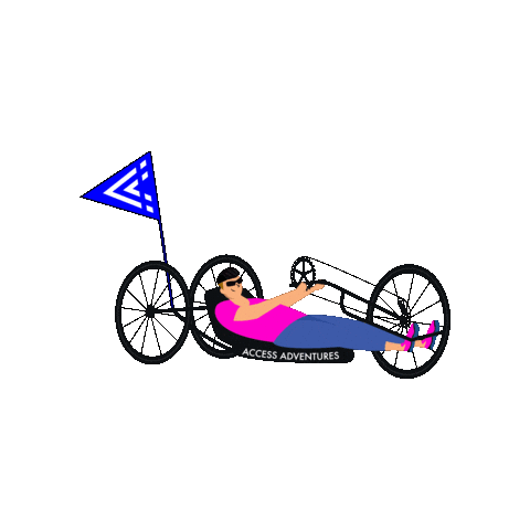 Handbike Handcycle Sticker by Access Adventures