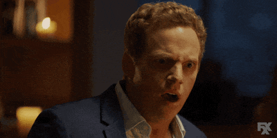 confused chris geere GIF by You're The Worst 