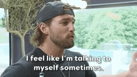 Talk Talking To Yourself GIF by The Challenge