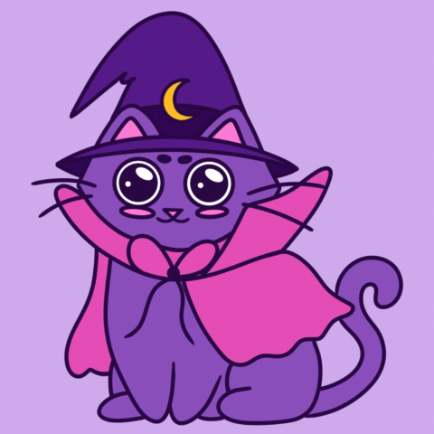 Trick Or Treat Halloween GIF by Spooks The Cat