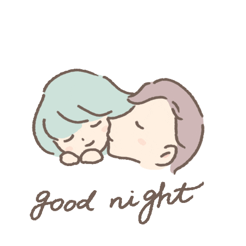 Good Night Kiss Sticker