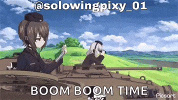 Girls Und Panzer Erika GIF