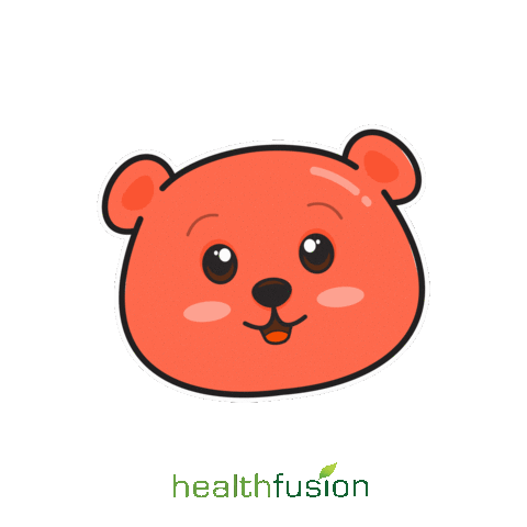 Vitamin C Bear Sticker by Health Fusion