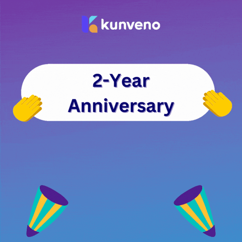 Two Years Congratulations GIF by Kunveno