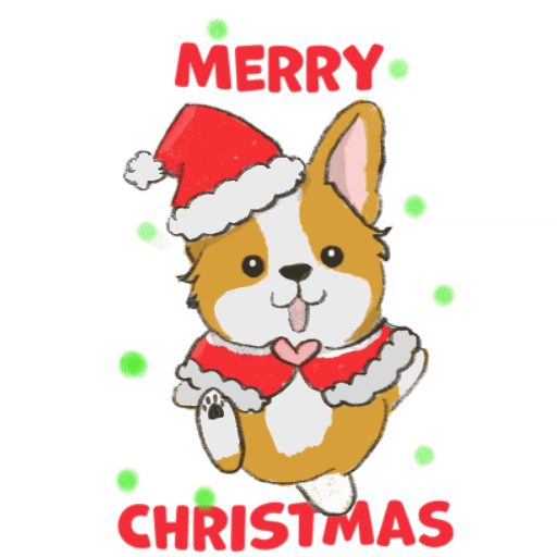 Happy Merry Christmas Sticker