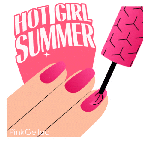 Pink Gellac Sticker
