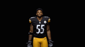 Devin Bush Football GIF by Pittsburgh Steelers