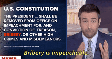 Quid Pro Quo Impeachment GIF by GIPHY News