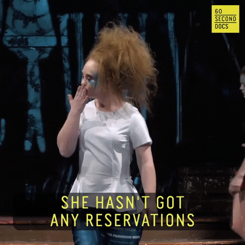 No Reservations Model GIF by 60 Second Docs