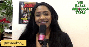 Brown Skin Girl Smile GIF by The Black Announce Table
