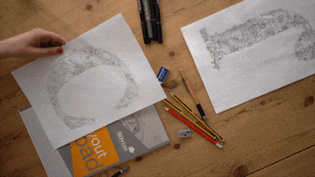 Drawing Lettering GIF