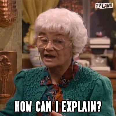 Explain Golden Girls GIF by TV Land