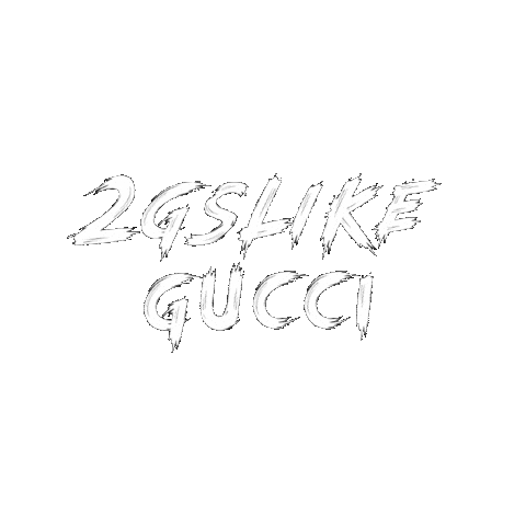2gs like gucci Sticker