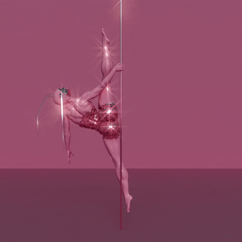 pole dancer GIF by Pastelae