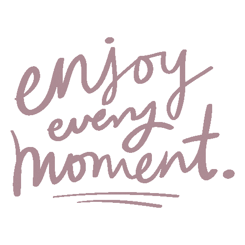 Enjoy Every Moment Sticker by Grounding Light